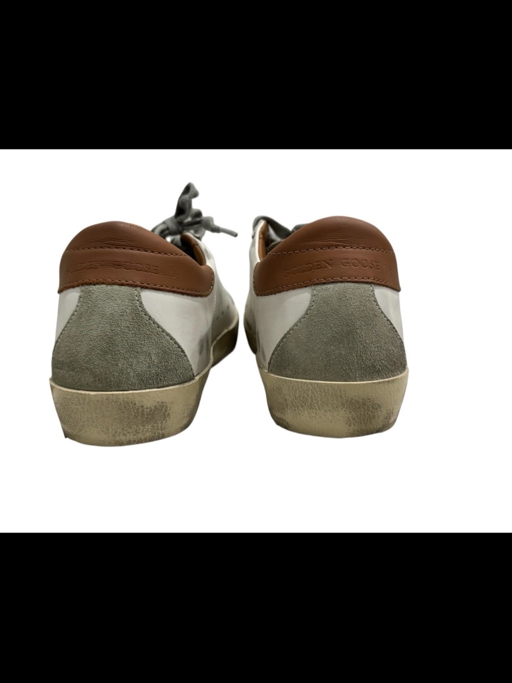 Golden Goose Women's Super Star White Leather Light Brown BNIB - Picture 8 of 12